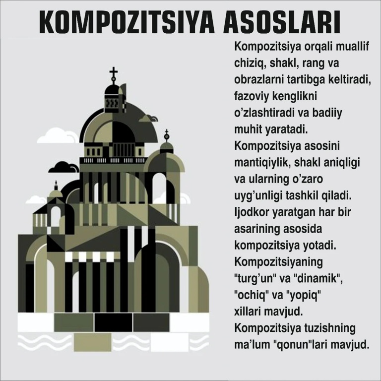 Interyer dizayni kursi Toshkentda — kompozitsiya va koloristika (4/10)